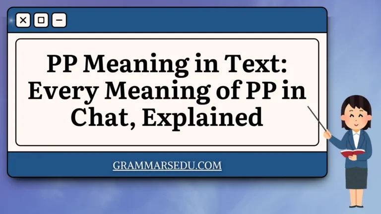 PP Meaning in Text
